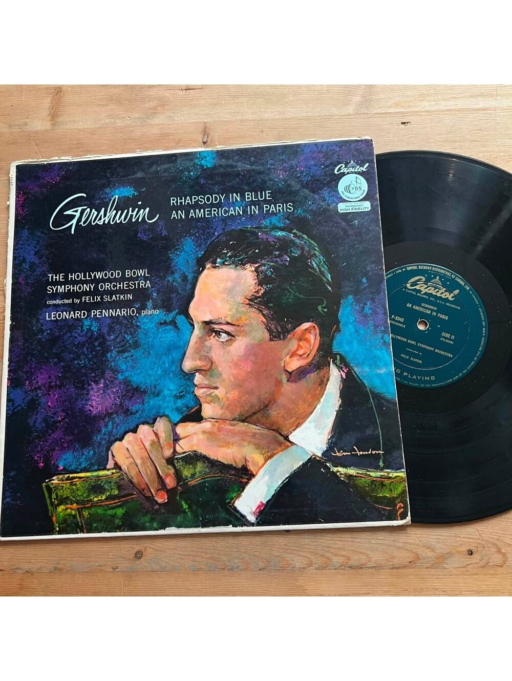 Gershwin - An American in Paris Rhapsody in Blue 33rpm VG+ VR20